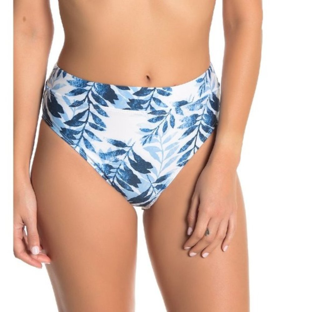 Splendid Adrift Floral High Waist Bikini Bottoms